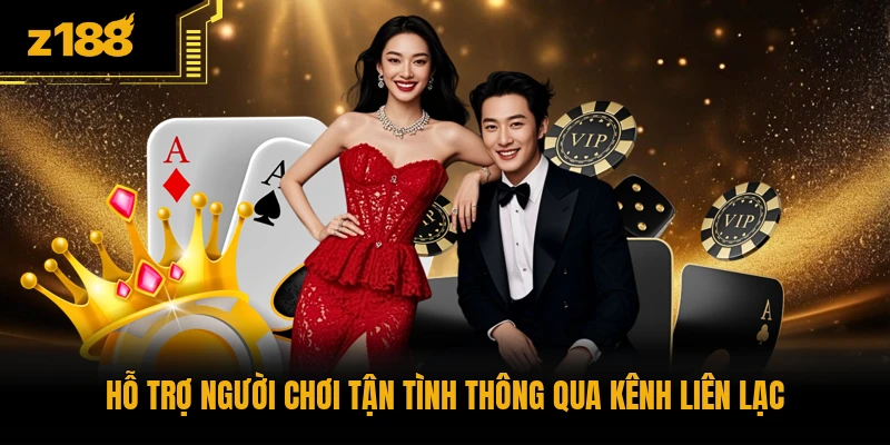 Hỗ trợ người chơi tận tình thông qua kênh liên lạc