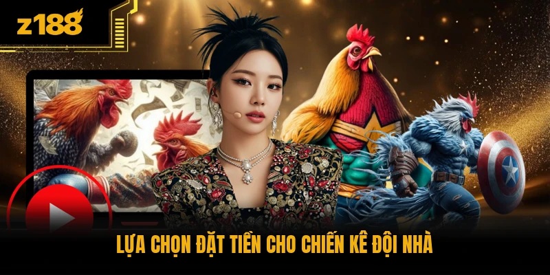 Lựa chọn đặt tiền cho chiến kê đội nhà