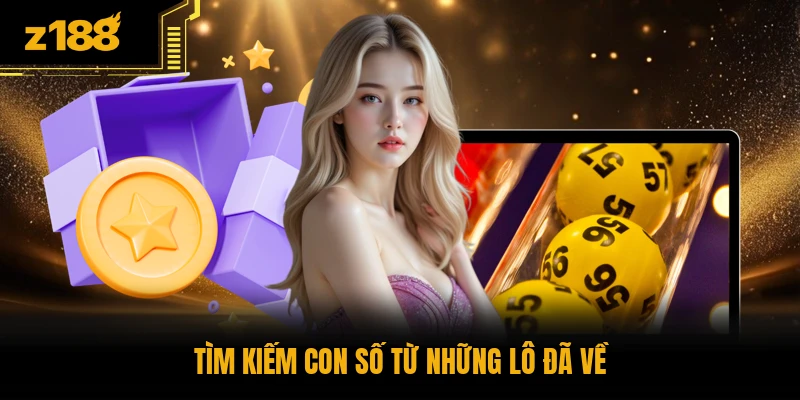 Tìm kiếm con số từ những lô đã về